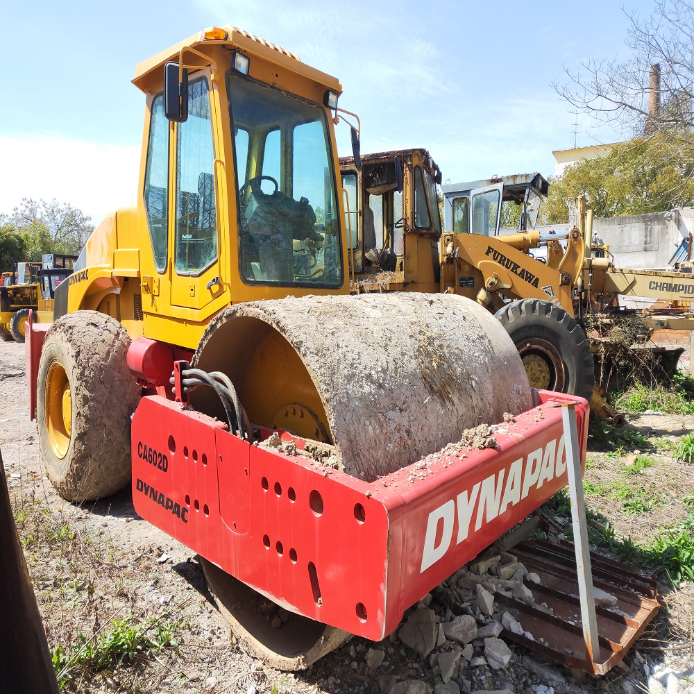 Used secondhand Dynapac Roader Roller CA602D CA30D CA251D CA25D For sale with good performance and good condition