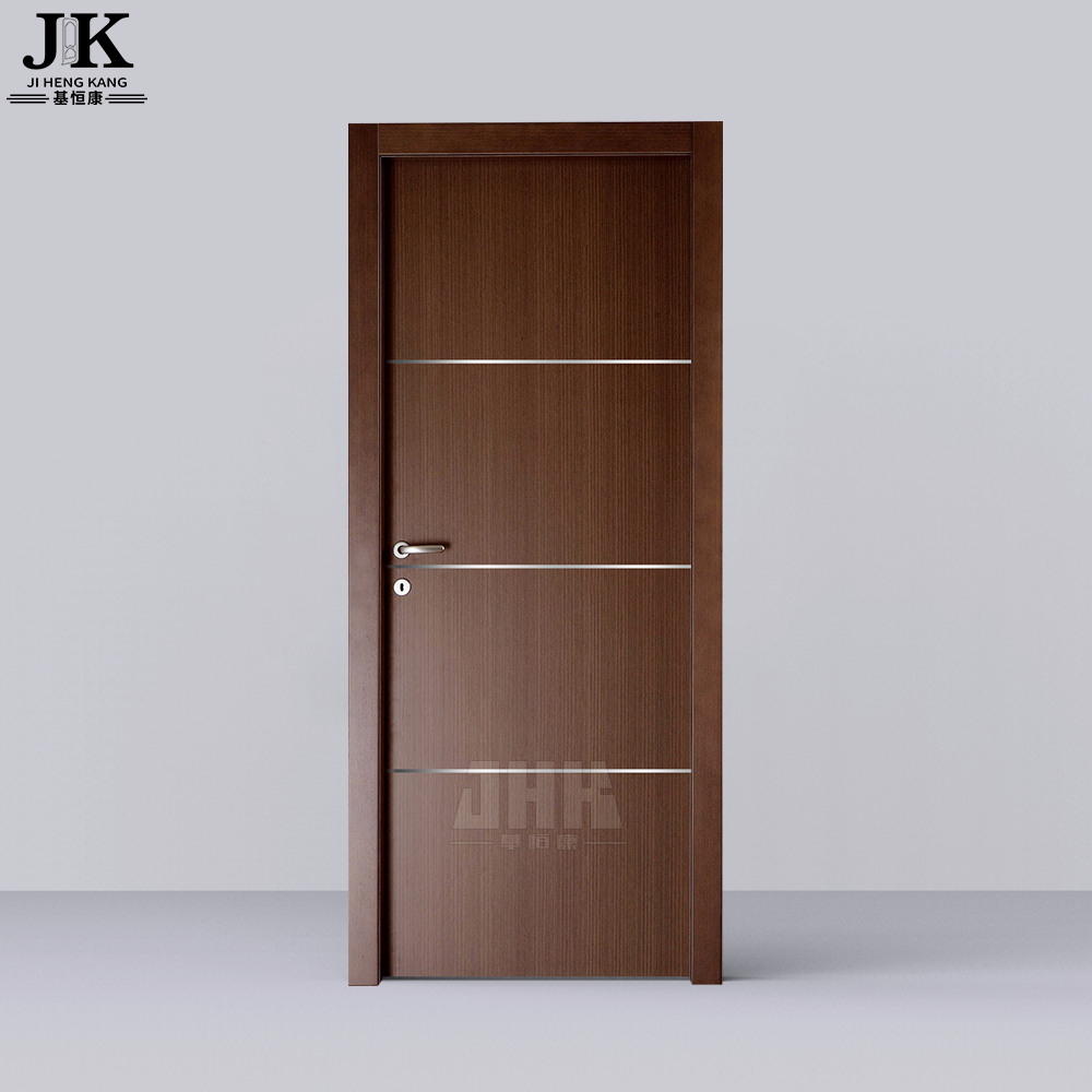 JHK-P01 ПВХ дверь материал ПВХ внутренняя дверь MDF Flush Door