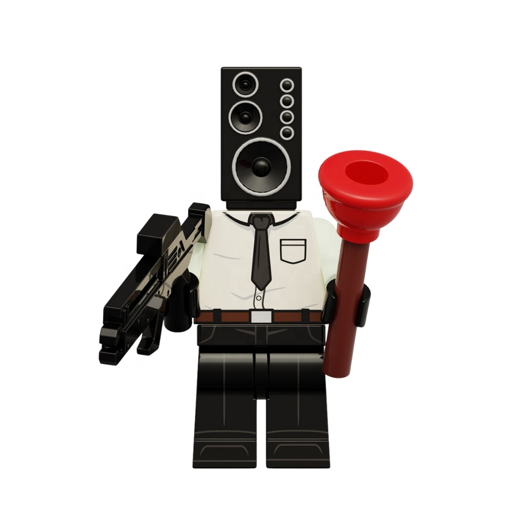 Toilet Man Series Cartoon Mini Action Figure Model Building Blocks TV People Assembled Toy Cute Toys Collector's Model