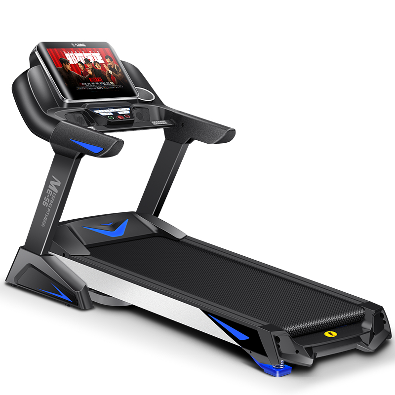 EQi foldable treadmill running pad cardio training semi-commercial heavy-duty fitness equipment for sale
