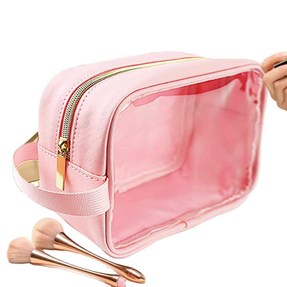 Stock Mini Cute Toiletry Bag Cosmetic Storage Bag Waterproof Travel Accessories for Women Girls Make up Bags and Cases