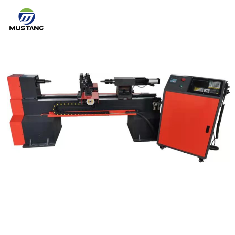 MT1020 1000mm Length 200mm Diameter Mini CNC Wood Turning Lathe for Wooden Solid Wood Staircase Column
