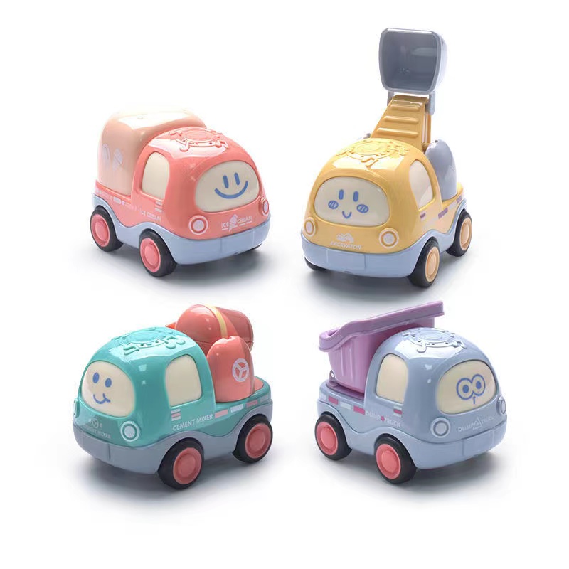 Children's car acousto-optic return force toy inertia helps infants, babies, girls and boys gift toy car