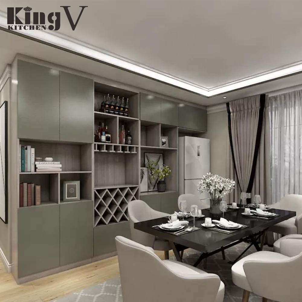 KINGV Горячая продажа и дешевая цена современный сервант шкаф столовая шкаф многофункциональный простой Столовая новый дизайн