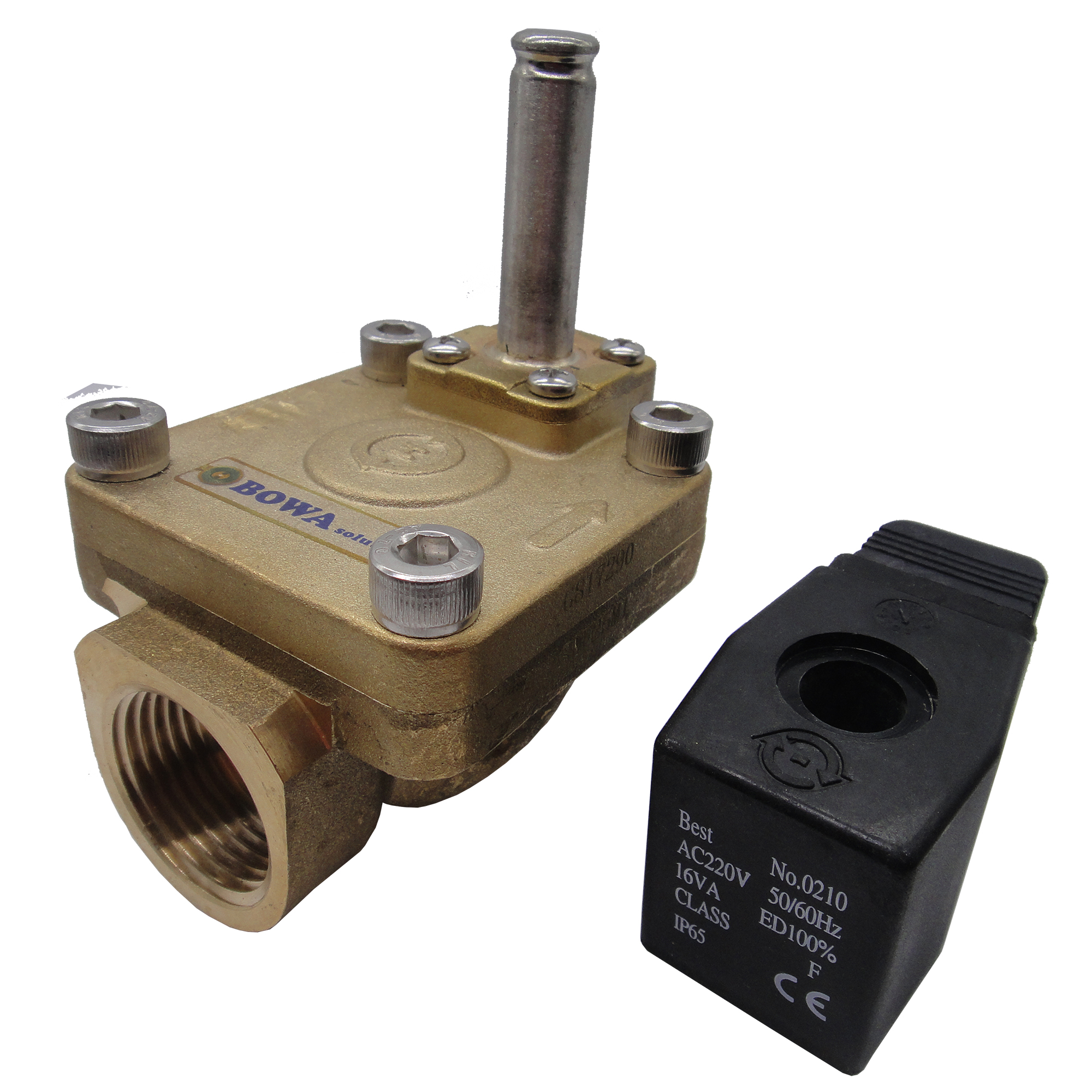 20bar, RC1" & NC solenoid valve with -20~130'C range is used in Laundry and dry-cleaning equipment Industrial washing equipment