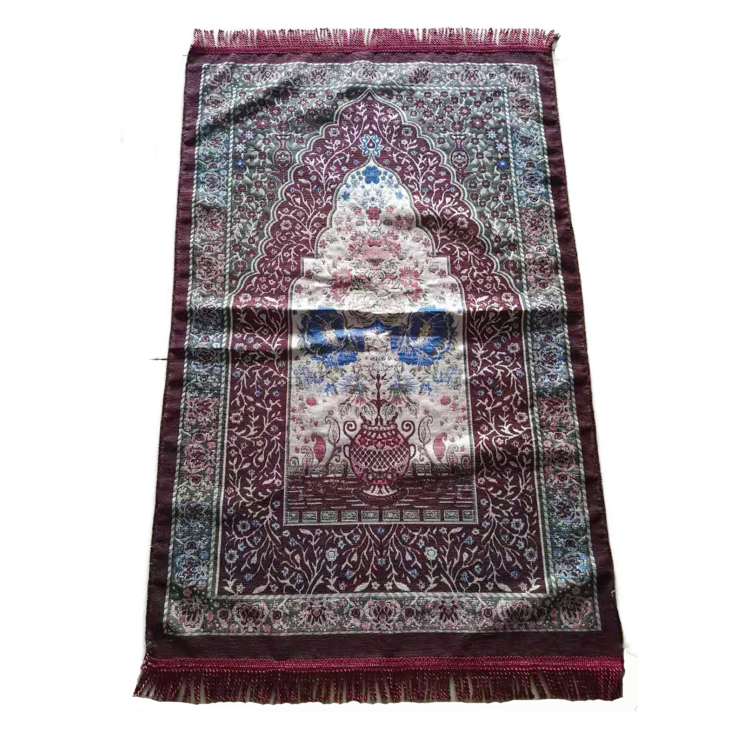 Chenille Material Muslim Jacquard Prayer Mat