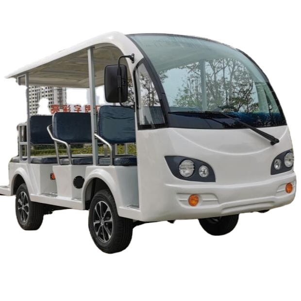11-seater 4 колеса мини пассажирского транспорта, электрический самокат для взрослых экскурсионный электромобиль