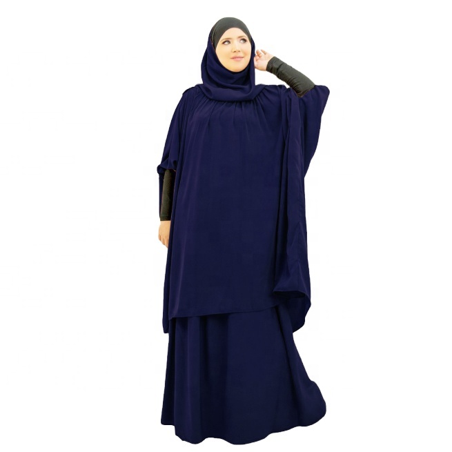 Модная одежда Abaya, длинный рукав, длина по щиколотку, Средний Восток, Женский комплект одежды из 2 предметов, мусульманское воскресенье, лучшая одежда Hussegken Sunday