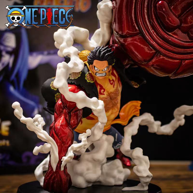 Новая модель японского аниме One Piece фигурка оверсайз Luffy Gear 4 Косплей ПВХ фигурки героев соломенная шляпа Луффи