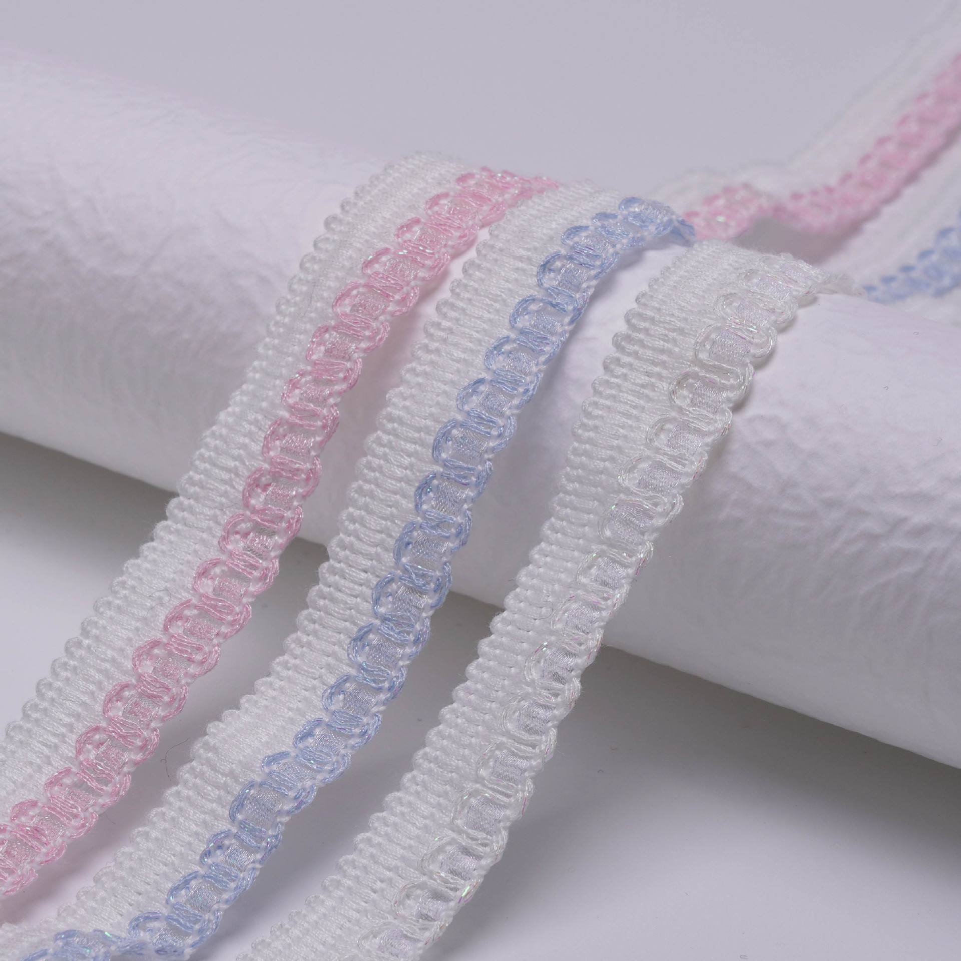 Factory direct supply of small fragrant style woven lace DIY clothing accessories cuff skirt home textile curtain auxiliary