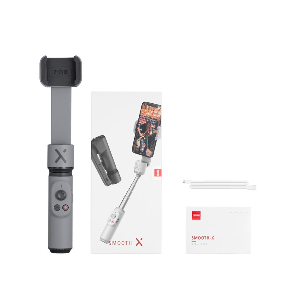 Селфи-палка Zhiyun Smooth X, Ручной Стабилизатор для смартфонов iPhone, Huawei, Xiaomi, Redmi, Samsung