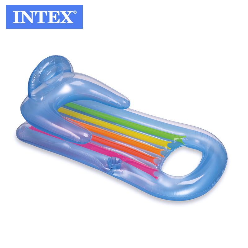 INTEX 58802 KING KOOL воздушные коврики для отдыха водный плавающий ряд плавающий бассейн плавающий подлокотник кресло для отдыха с роскошным бассейном
