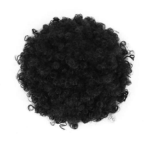 Kinky Curly Rubber Band Bun Convenient Wholesale Cheap Wigs