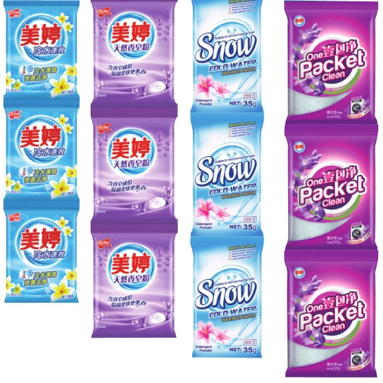SOAP POWDER LAUNDRY POWDER SMALL SACHETS