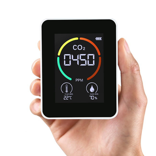 2021 New Products Indoor Air Quality Monitor Multifunctional Home Digital co2 Air Detector Air Quality Analyzer