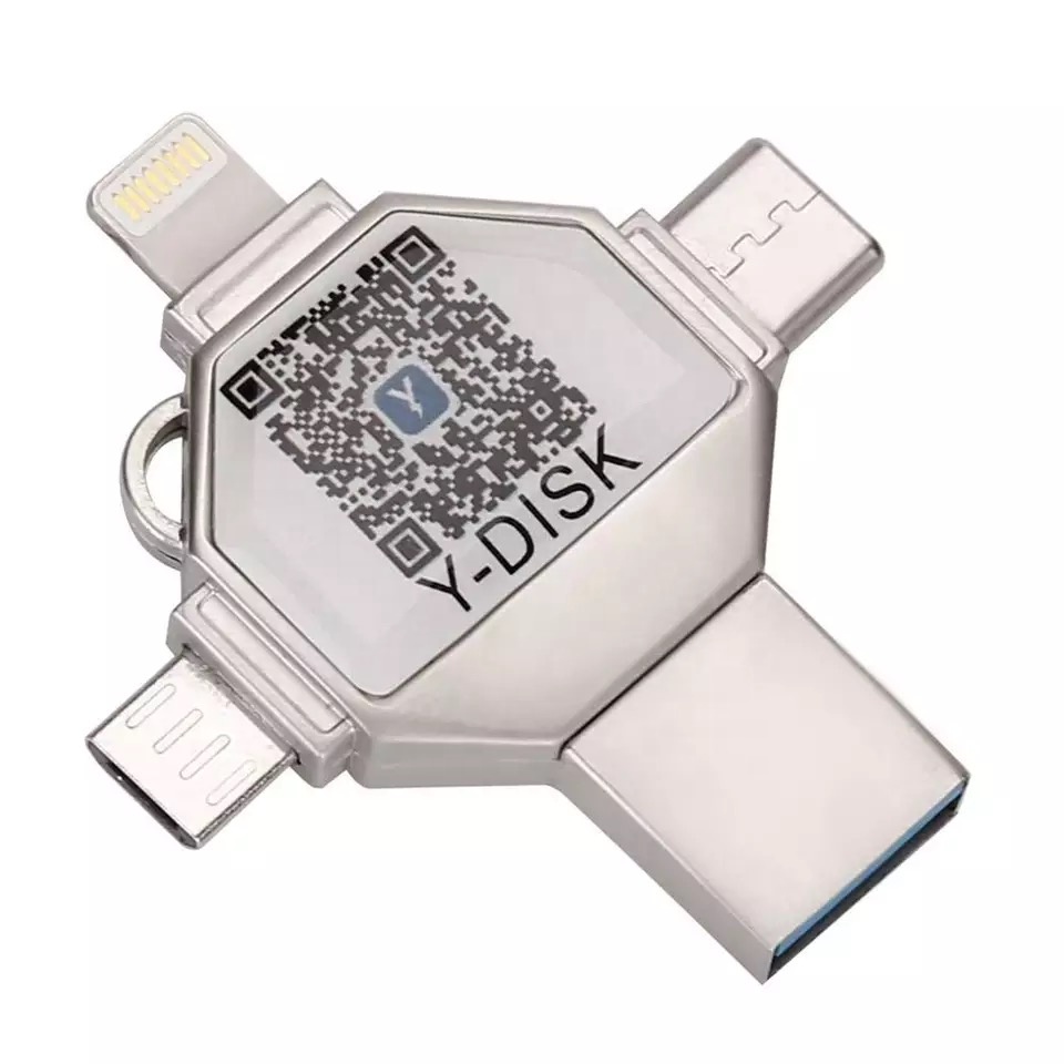 4 в 1 OTG Usb флэш-накопитель для iPhone Pendrive 32 Гб USB 3,0 карта памяти Внешняя память для iOS/Android/Type C/Windows устройства