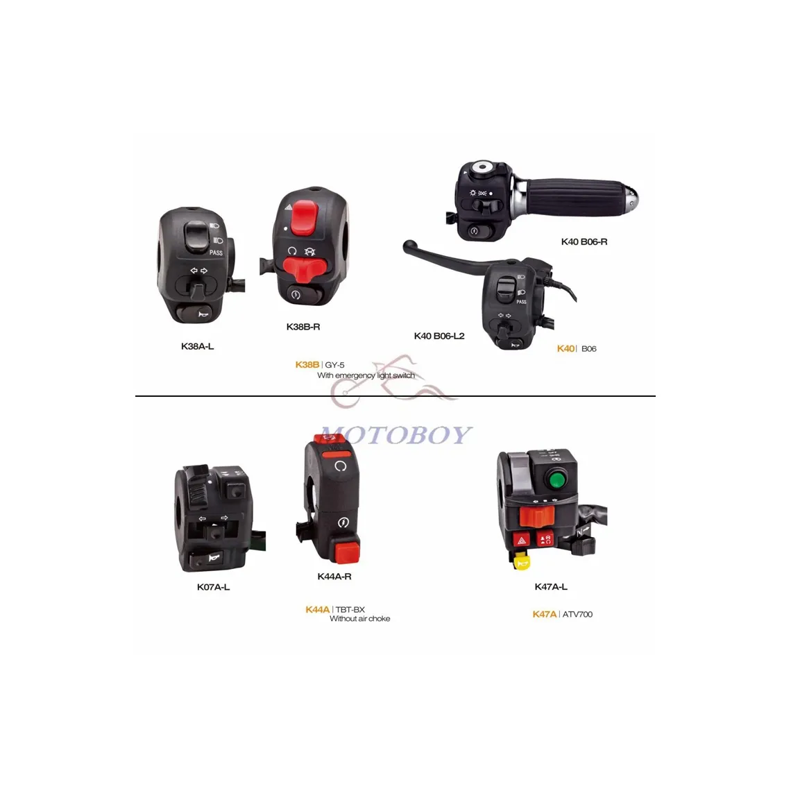 High-End Technology Manufacturing Wholesale Motorcycle Handle Switch