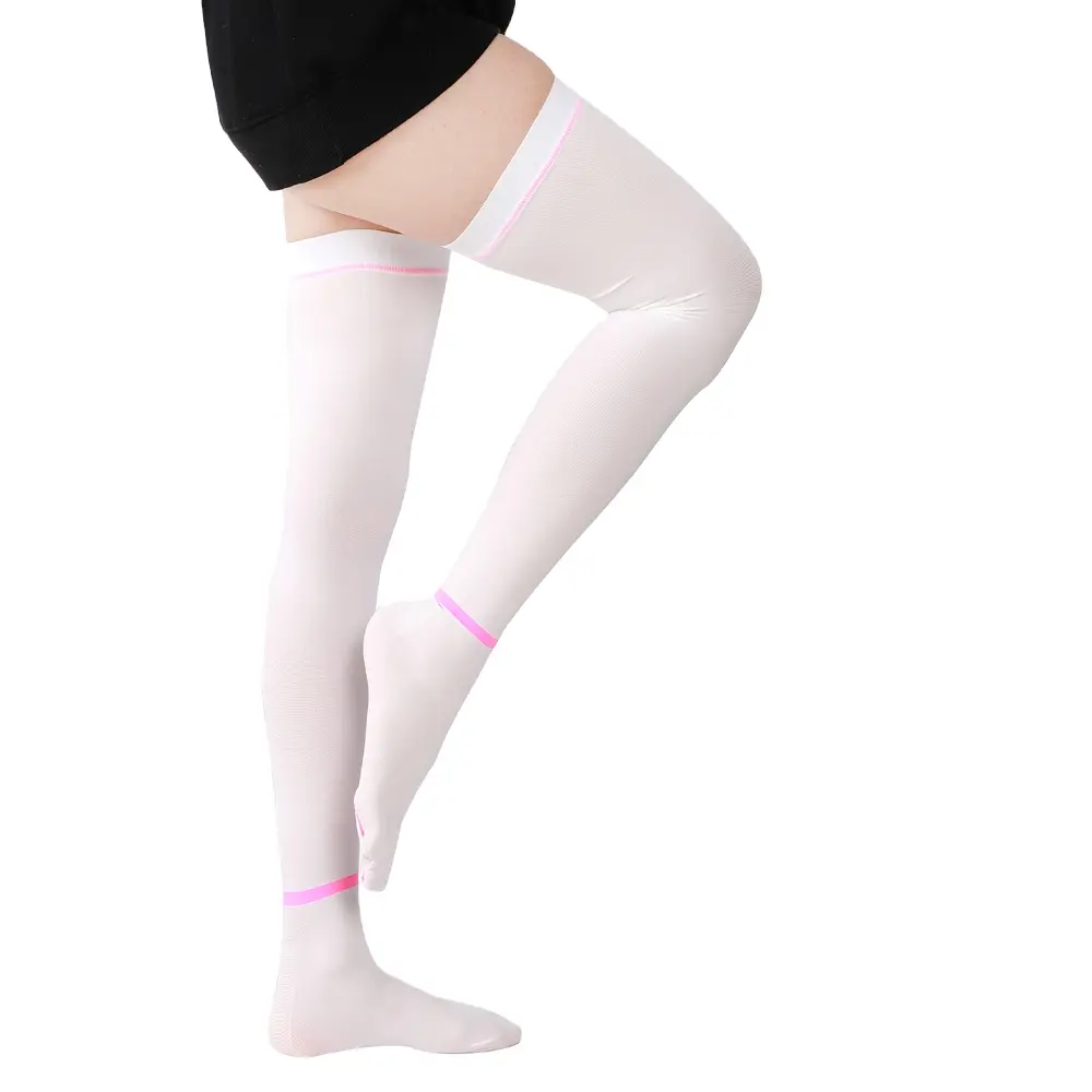 Medical grade high quality anti skid anti embolism stockings medical compression 15-20mmhg anti-embolic stockings