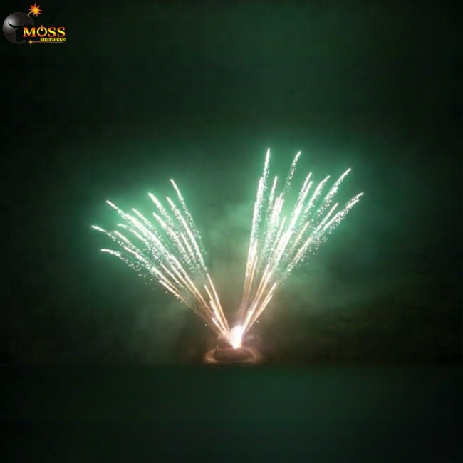 Wholesale New Year Celebration Fire Crackers Pyrotechnics V Shape Cake Firework 100 Shots Fireworks