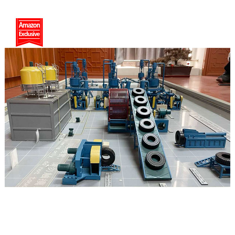 Tire Shredders Waste Tyre Recycling Line Rubber Tire Grinding Machine Equipment To Rubber