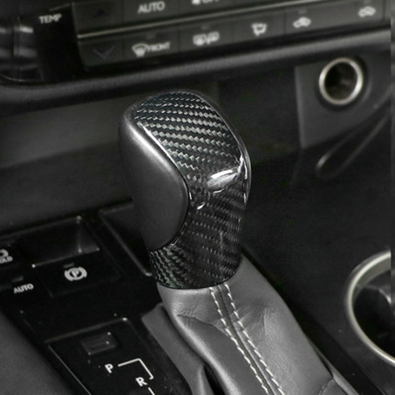 Ручка переключения передач, подходит для Lexus NX, автомобильные аксессуары из натурального углеродного волокна