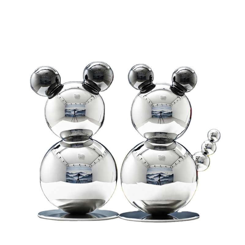 2021 New Design Home Decoration M RAT Stainless steel sculpture