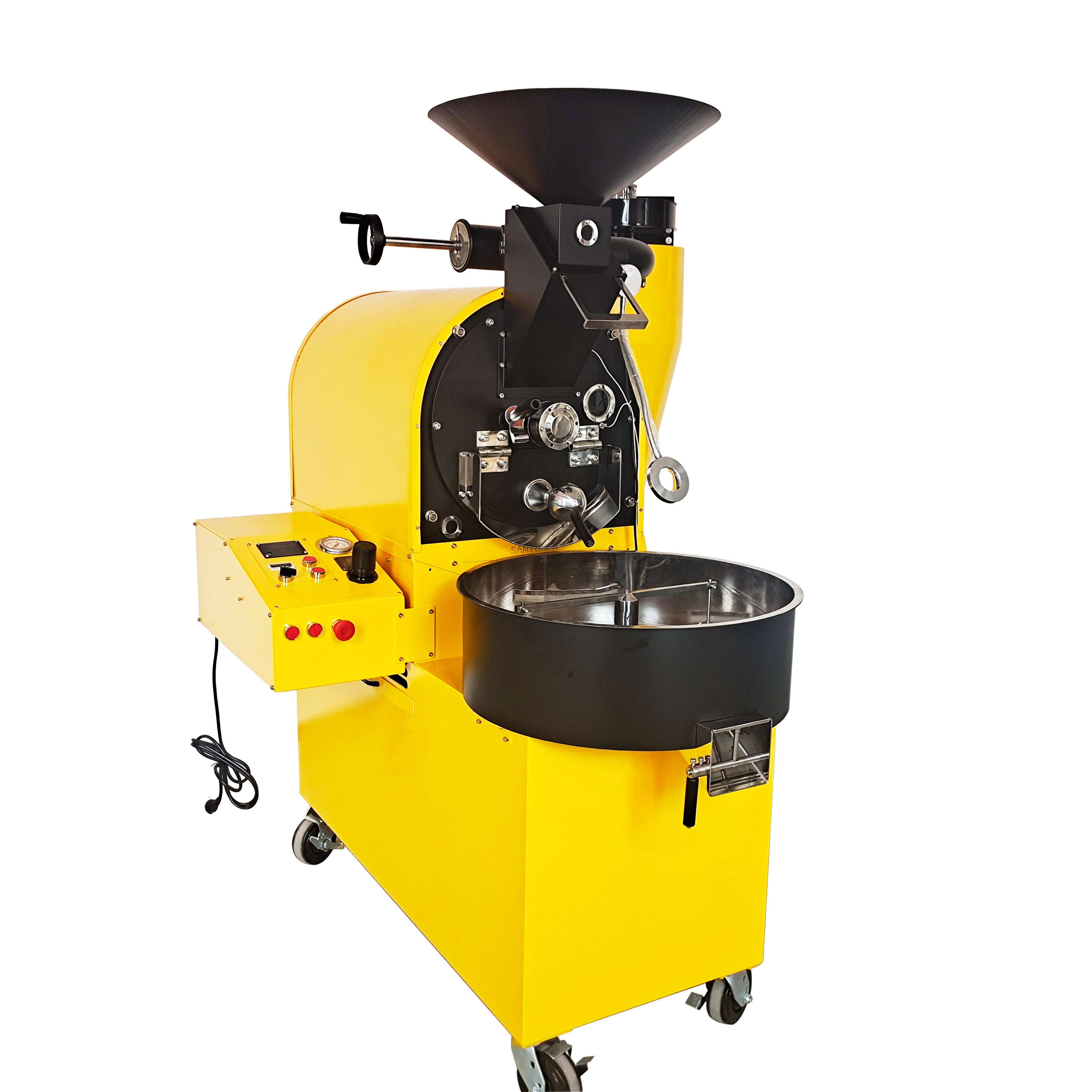 Santoker The best-made Profile customized speciality smart 6kg 12kg 15kg industrial automatic PLC coffee roaster machine