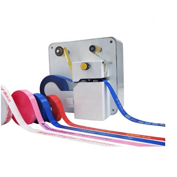 WY021 Gold Foil Printer Hot Sale Satin Ribbon foil printer machine for Gift Shop
