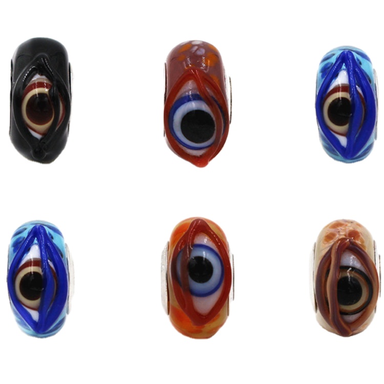 Ручной работы Мурано Lampwork стекло Большое Отверстие Бусины Fit Diy европейский браслет интимные аксессуары