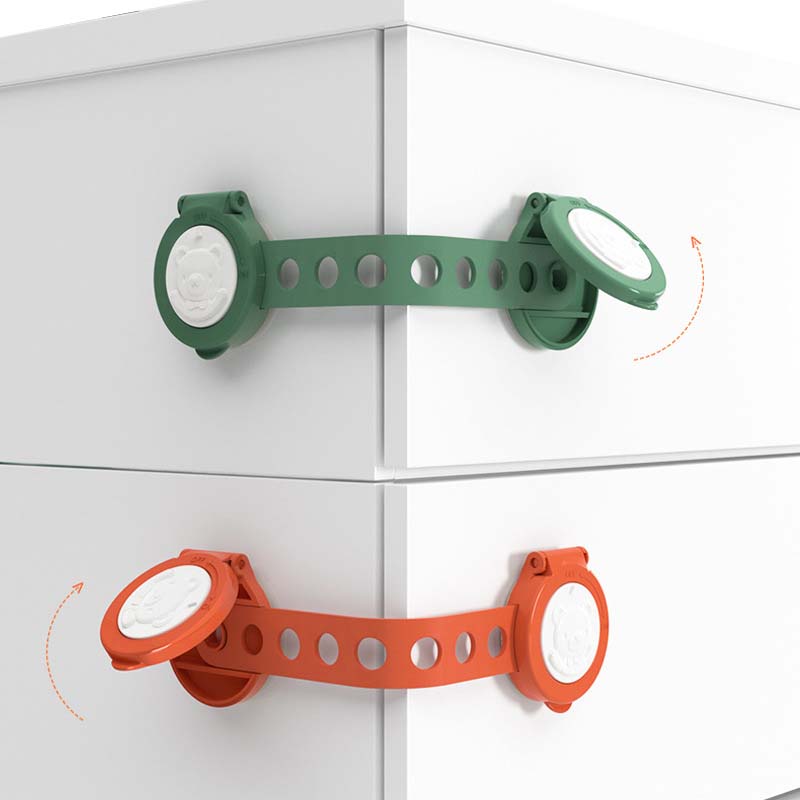 Child safety lock Anti-pinch hands Refrigerator lock Cabinet door lock