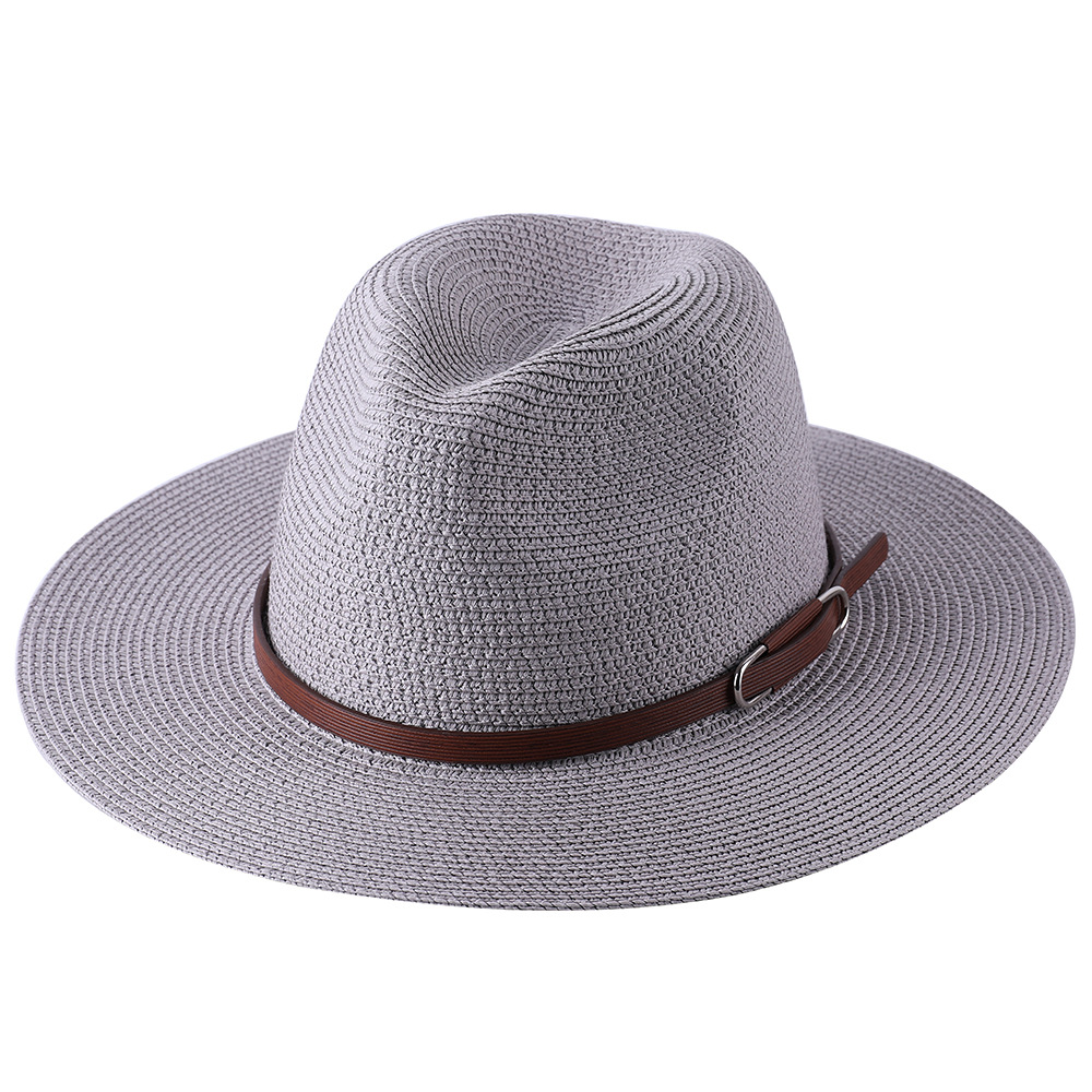 Женская летняя Панама Sombrero, Солнцезащитная шапка, джазовая Кепка с перекрестными линиями Amazon