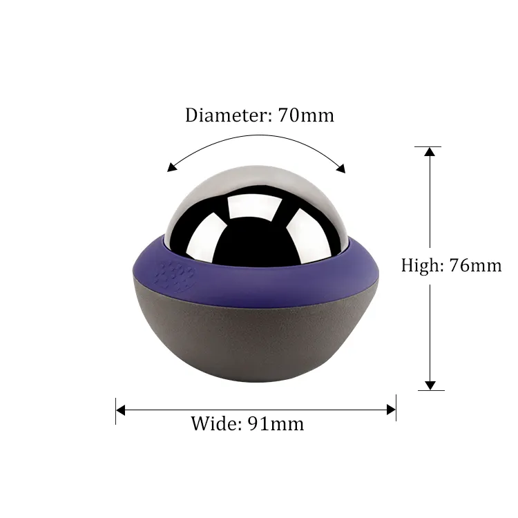 Cold and hot fitness massage roller ball for home use after sports