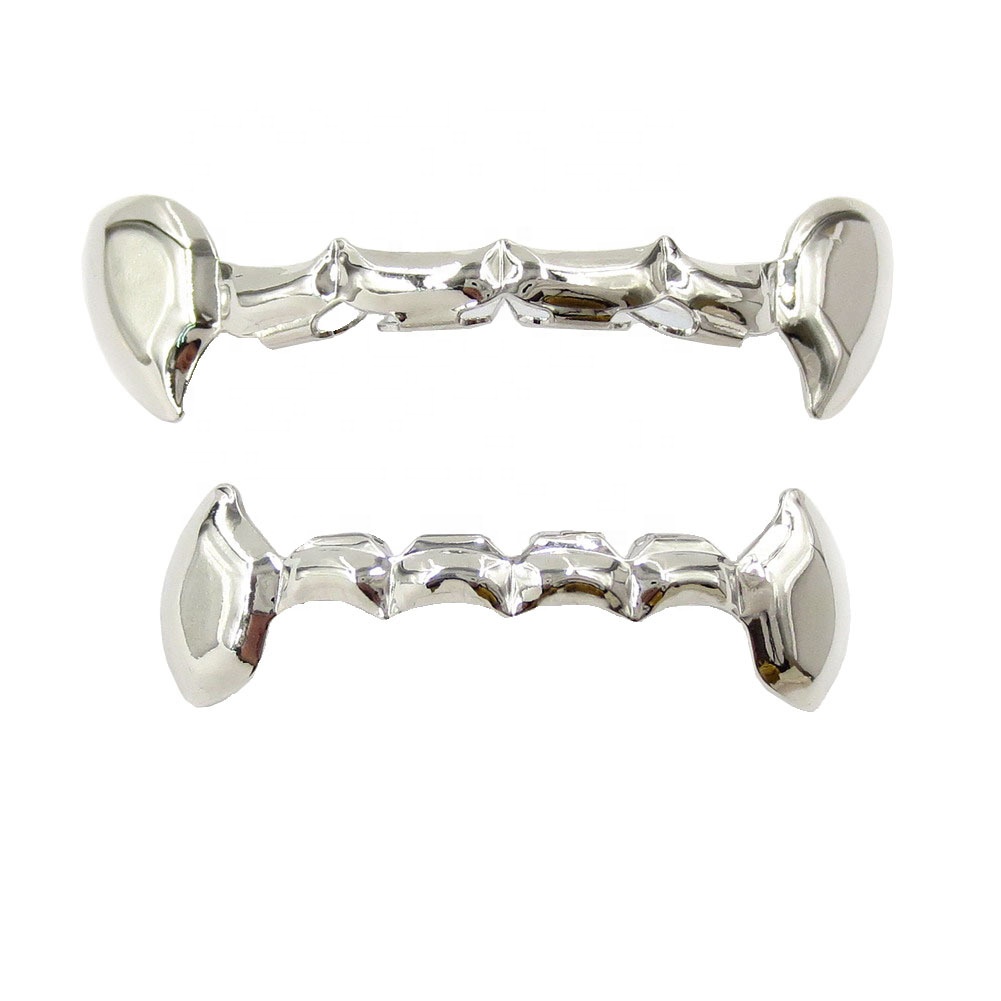 Мужские декоративные коронки для зубов Dr. jewelry, классическое украшение в стиле хип-хоп с верхним и нижним покрытием под серебро, золото, черный цвета для Хэллоуина, праздника, Косплея