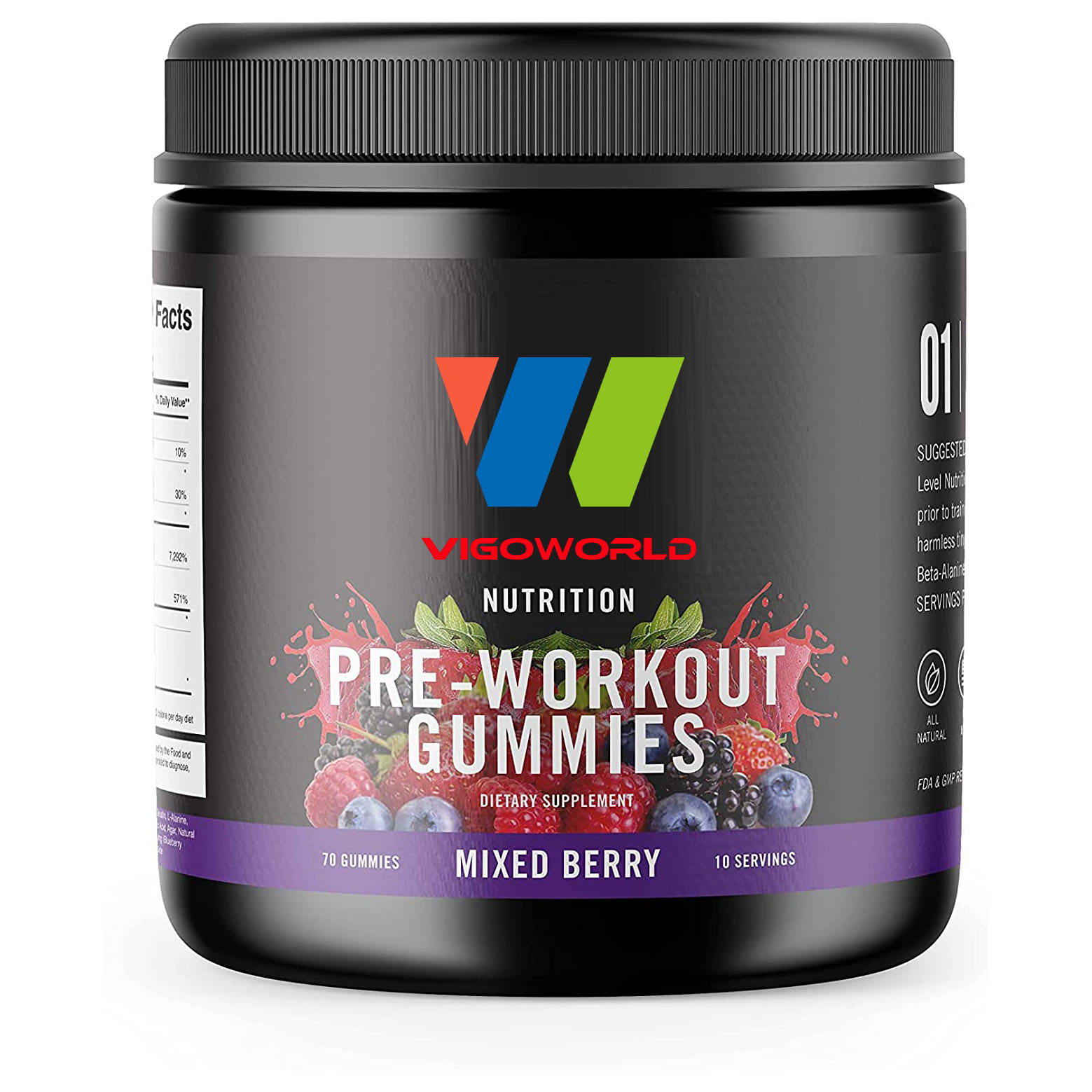 2021 new Gym pre workout energy gummies Pre Workout Energy Gummies vitamin B12 All Natural supplement gummies Build Muscle