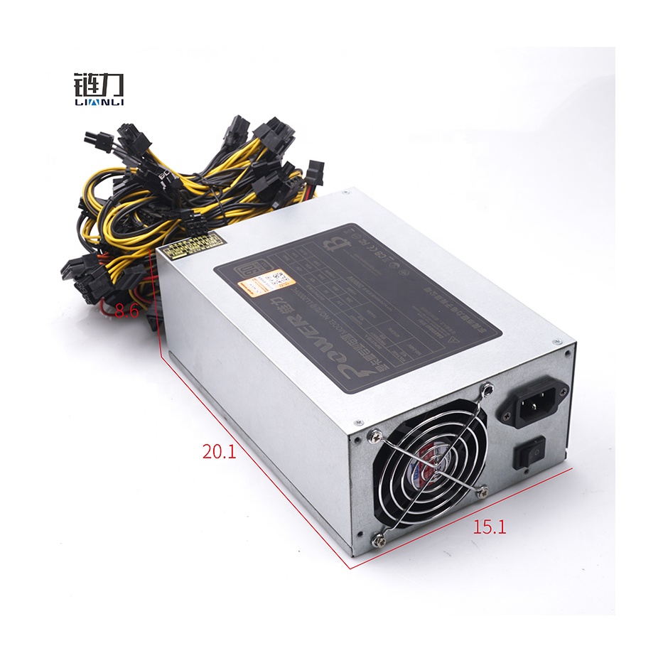 Lianli/OEM новейший стиль gpu ATX блок питания 2000 Вт