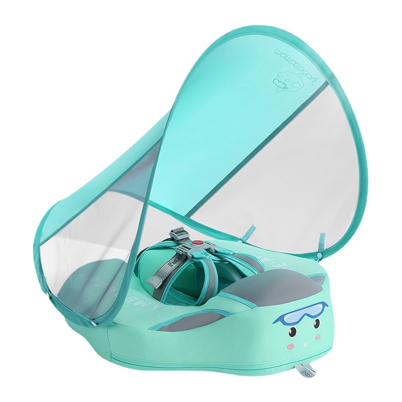 Toddler Swimming Ring with Awning Swimming Ring Home Swimming Pool Use