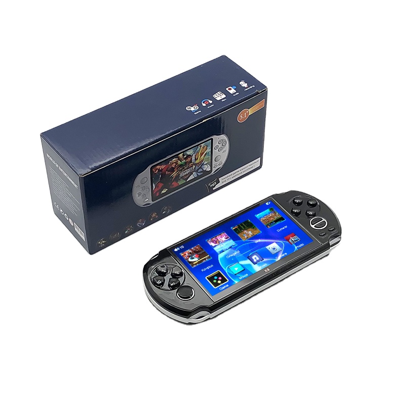 32/64/128 бит 5,1 "LCD X9 Классическая Ретро портативная игровая консоль видео MP5