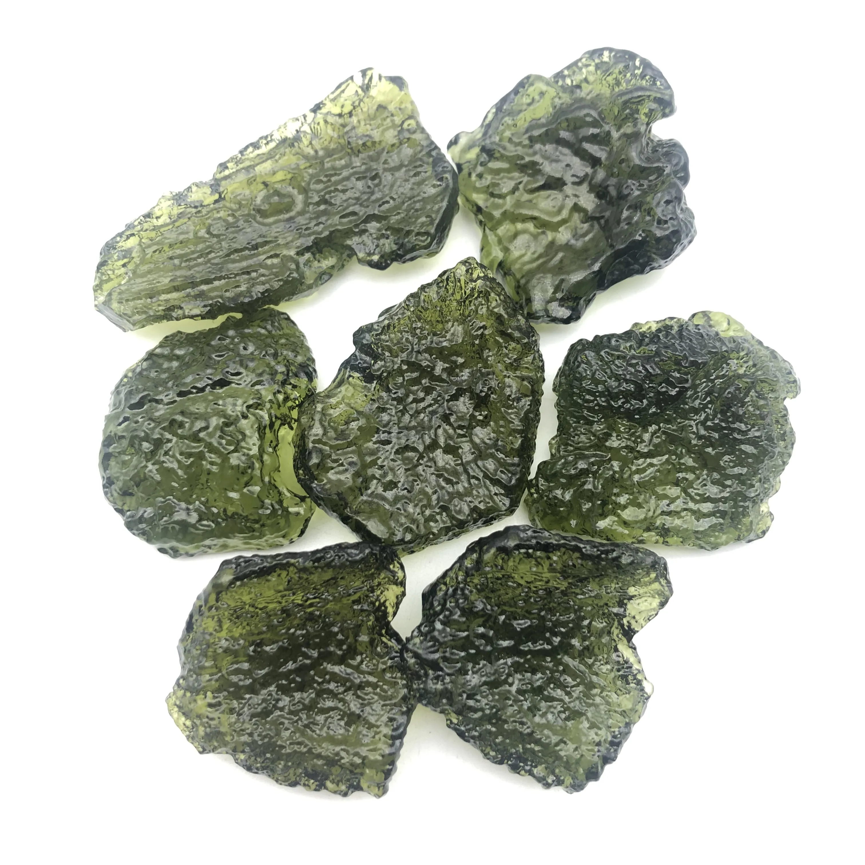 2021 popular hot sale Czech meteorite healing reiki chakra stone moldavite for crystal pendant