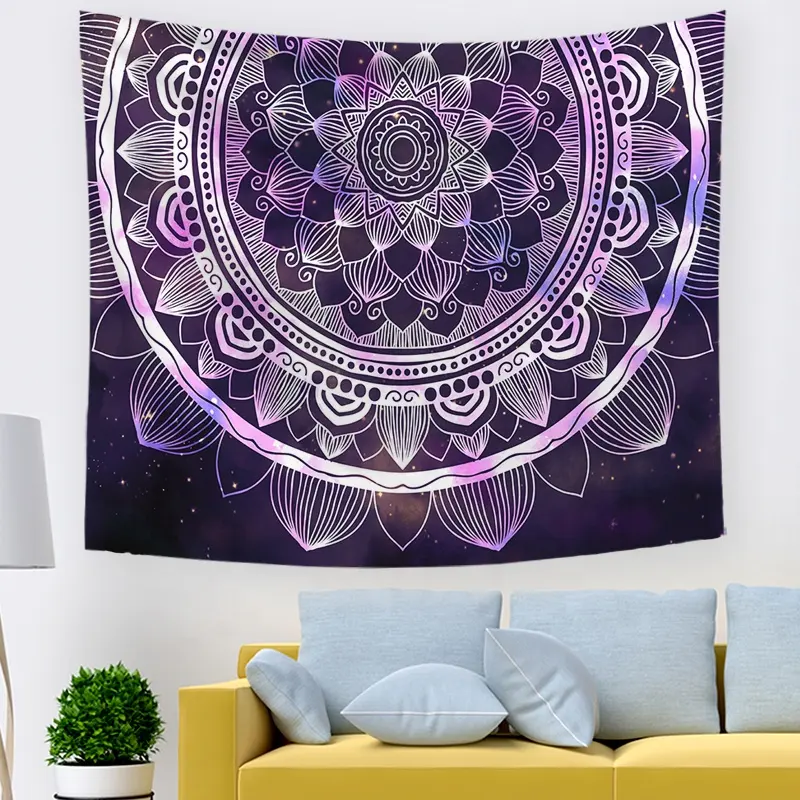 Colorful Decorative Hanging Tapestry Print Mandala Indian Wholesale African Hand Wash 100% Polyester Machine Washable For Dorm