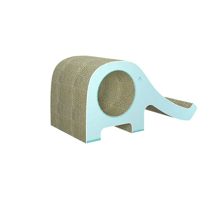 Manufactures Supply Cat Tree Scratcher Protector For Furniture Bed Cute Elephant Shape Durable Multi-Function Cat Scratcher