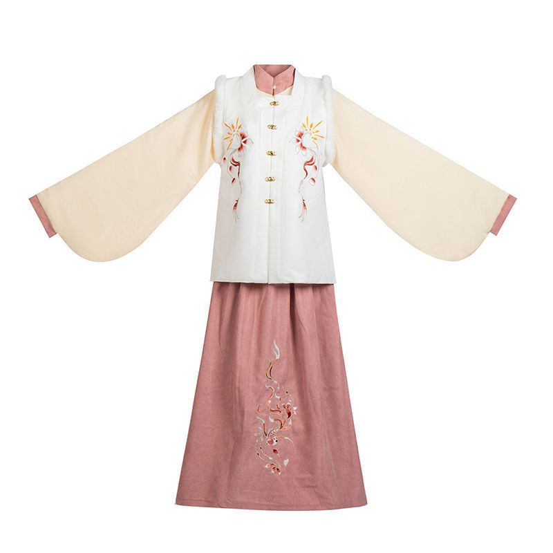 Dinasty новинка vestido moda Этническая парча на заказ вышитые женские hanfu
