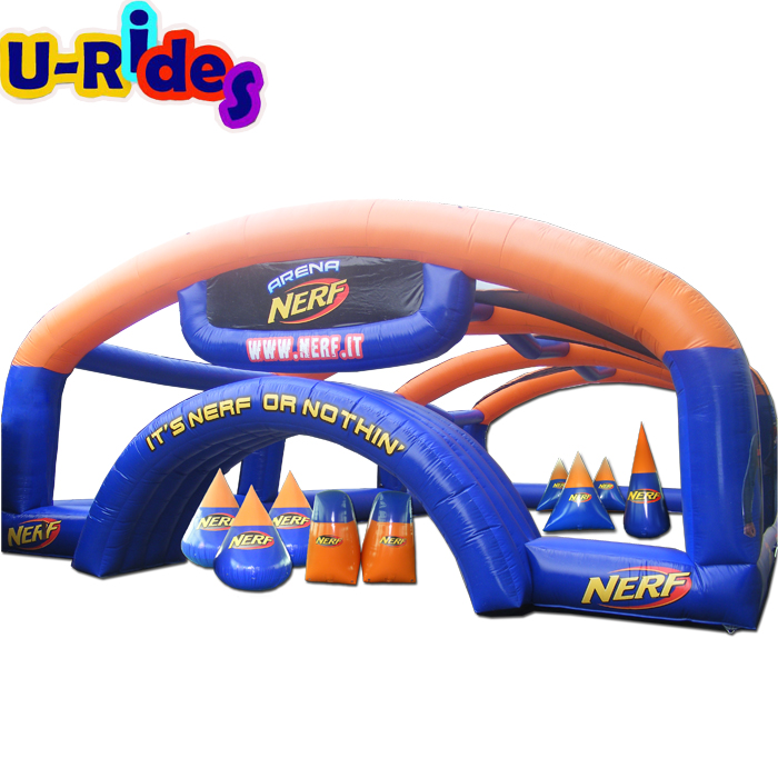 Надувной бункер Nerf Fun для пейнтбола, для вечеринки, для арендного бизнеса