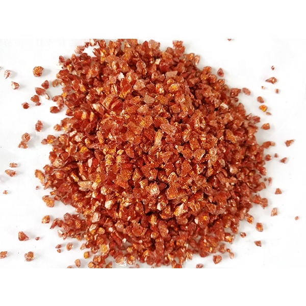 Copper glitter powder glass chips