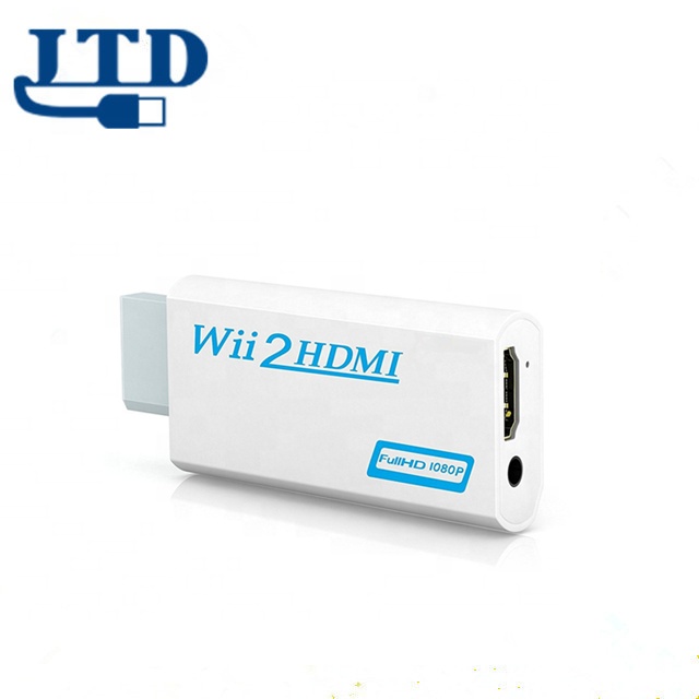 Wii в hdmi конвертер wii в hdmi1080p 720p разъем вывода видео и аудио 3,5 мм-поддерживает все Wii