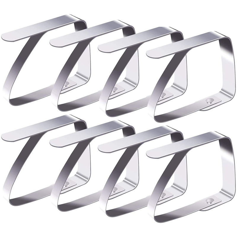 5X4cm Tablecloth Clips Stainless Steel Table Cover Clamps Table Cloth Holders
