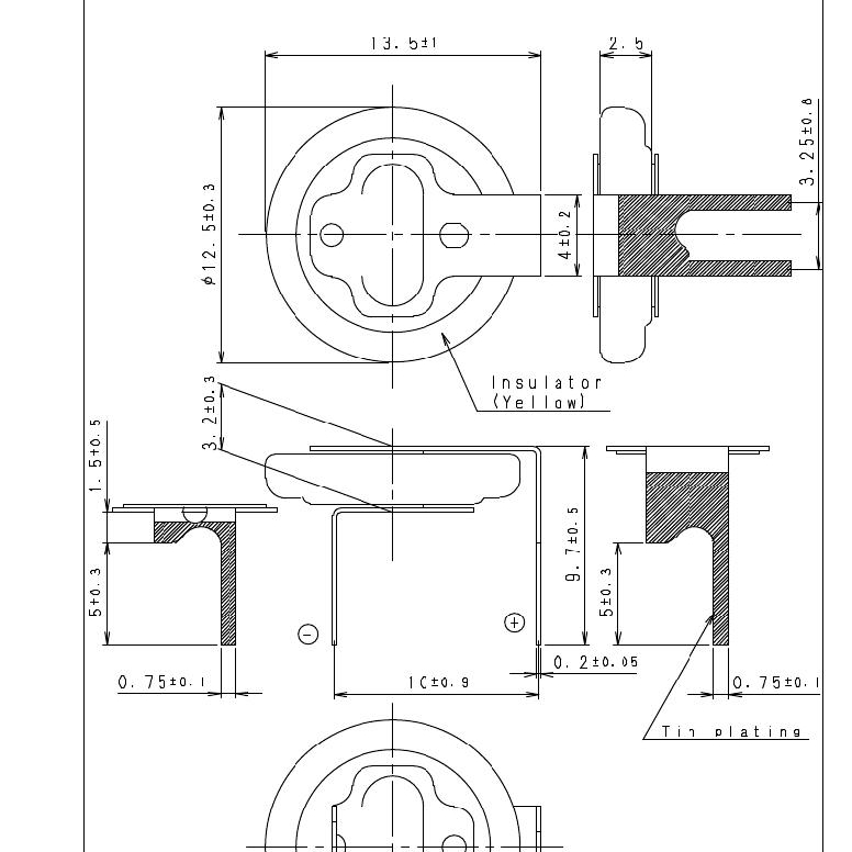Аккумулятор BR-1225/HCN