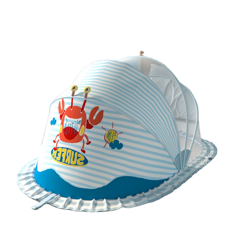 Factory Outlet Portable Foldable Mosquito Net Stand Tent Crab for Kids