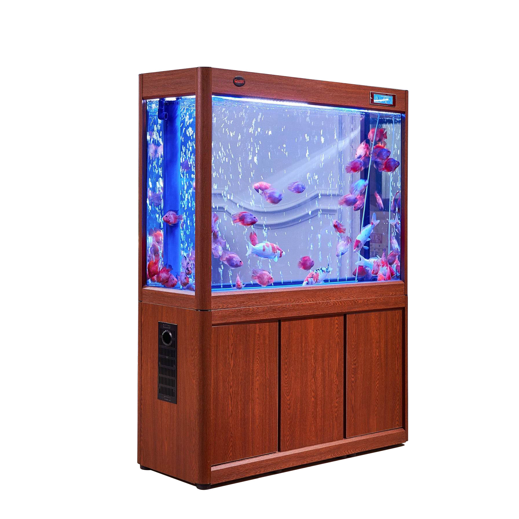 Морден аквариум свет и нижний фильтр с насосом для аквариума arowana