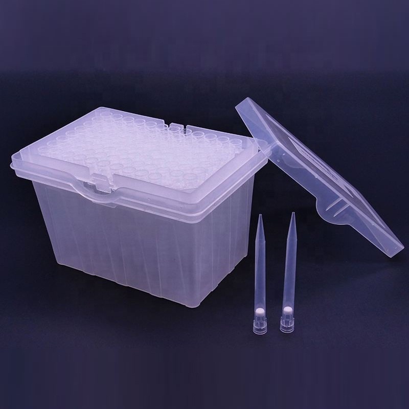 Medical lab disposable filter pipette tips 1000 ul hamilton filter tips with rack