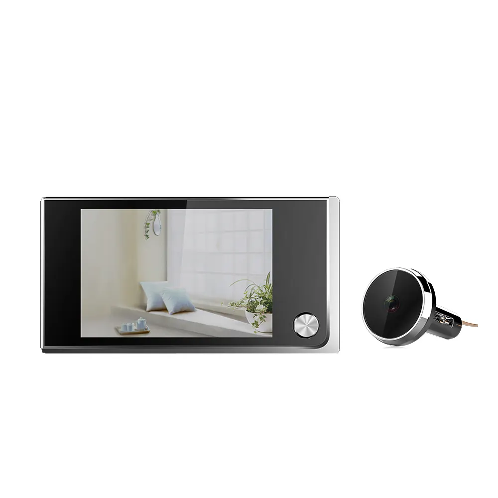 Smart Home 3.5 inch Digital Door Viewer peephole ip camera apartment door viewer